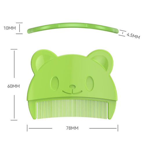 HUAYINGMEI Comb3pcs Baby Bath Brush, Baby Cradle Cap Brush, Silicone Massage Brush, Baby Comb, Children's (Green)