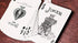 Orange Rider Bicycle Playing Cards - Poker Size Deck by USPCC