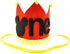 Mickey Theme 1st Birthday High Chair Banner & Party Crown/Hat, Felt Fabric Sign