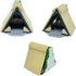 Camping Building Block Kit, Tent Bonfire Camping Lights, Nature Glamping Outdoors Adventures Toy for Boys Girls Age 6-14