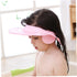 Vaguelly Adjustable Baby Shower Cap Silicone Infant Bathing Hat for Baby Shampoo Hat Cartoon Suitable for Haircuts