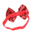 Fuchsia Sequins Bowknot Headband - Adorable Toddler Hair Accessory