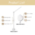 Box,32.5 Inch (2 Modes,360Adjustable,100% Crib Mobile Arm with Music White Crib Mobile Stand,Wooden Mobile Arm for Crib