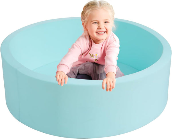 TRENDBOX Memory Foam Sponge Indoor Round Ball Pit (NO Balls) for Toddler