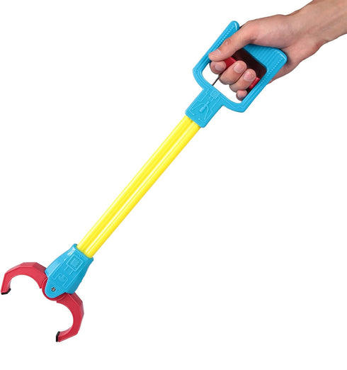 Keenso Robot Hand and Robotic Claw,Plastic Retro Robot Arm Robotic Pick Up Pinch Tool Kids Toy (Yellow)
