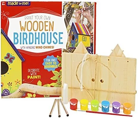 Create & Decorate Your Own Wooden Birdhouse - DIY Craft Kit