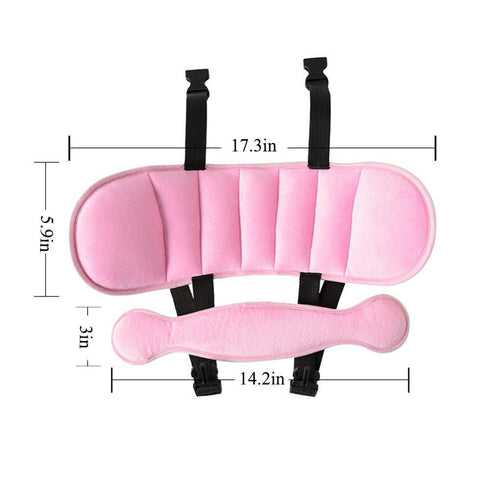 Child Car Seat Head Support - Baby Safety Car Seat Neck Relief Holder, Adjustable Head Band Strap Headrest, Baby & Kids