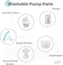 Z1/Z2 Set (2) Zomee Compatible Replacement Silicone Diaphragms | BPA Free