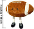 7 inch Rugby Stuffed Sports Balls Toy,with feet Creative Football Doll Fun Cute Plush Doll Toy Plush Stuffed Spherical
