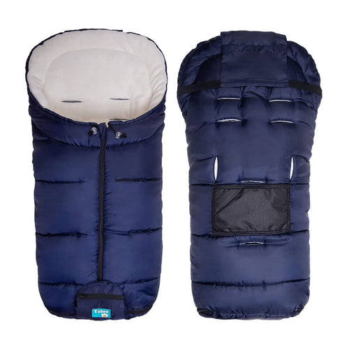 Cozy Yobee Universal Fleece Stroller Footmuff, Winter Outdoor Tour Waterproof Baby Sleeping Bag, Anti-Slip, Adaptable