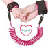 Anti Lost Safety Wrist Link Child Safety Harness Strap Rope Leash Walking Hand Belt Band Wristband (1.5m Pink)