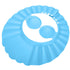 Srliya Baby Shower Shampoo Bath Cover Soft Adjustable Visor Hat for Toddlers Silicone Hair Sun Ear for Kids (Blue)