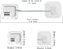 Refrigerator Lock (2 Pack), Heavy Duty Combination Fridge Lock for Cabinets, Windows, Drawers, Child Safety