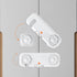 6 Pack Fridge Locks for Kids, Cabinet Locks Baby Proofing, Child Proof Refrigerator Lock for Safety, Baby Locks for