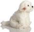 HollyHOME 13 Inch Bichon Frise Plush Puppy Stuffed Animal, Realistic Maltese Dog Toy Gift for Kids