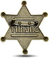 iMagitek 2 Pack 2.6 Inch Mental Western Sheriff Badge for Kids Party Favors and School Carnival Prizes