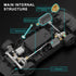 RC Drift Car - 1:14 Remote Control Car, 4WD 40KM/H High Speed Racing Car with LED Lights, 2 Batteries