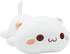 Onsoyours Cute Kitten Plush Toy - 20" Soft Stuffed Animal Pet Kitty, Large Anime Cat Pillow for Kids (White A)