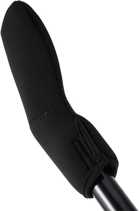 Toddler Stroller Handle Cover, 1 Pair, Black Neoprene Replacement Pushchair Handle Cover for Most Stroller Prams