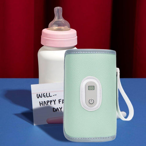 Luxylei Milk Bottle Insulation Cover USB Baby Feeding Bottle Warmer Portable Milk Bottle Travel Heater Bottle Warmer