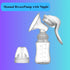 Generic (150ml) Manual Breast Pump with Adjustable Suction - BPA-Free Silicone Hand Pump for Breastfeeding Mothers