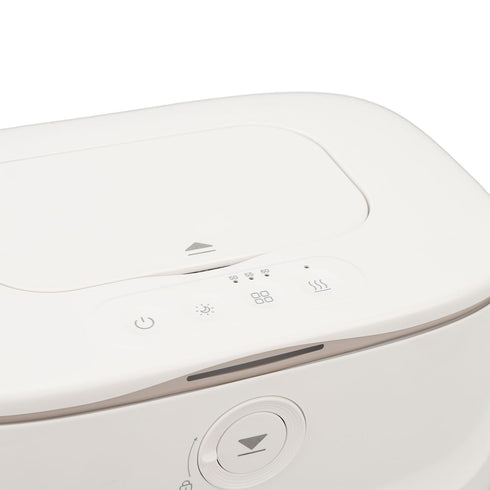 Hamwesh 3 Baby Wipe Warmer, Adjustable Temperature Modes USB Powered Night Light Silicone Sealed Flip Top, Portable