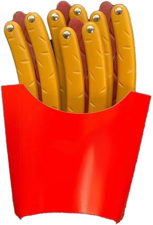 2 Pcs Hotdog Butterfly Fidget Knife Toy, Colorful and Novel Shape, Sturdy and Durable Stress Relief Toy