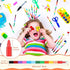 72 12 Gersoniel Pieces Stackable Crayons Stacking Buildable Crayons Colors Colorful Stackable Pencils Party Favors DIY