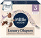 Generic Millie Moon Luxury Diapers (Size-3 and Count-88) Diaper Weight Range: 13 to
