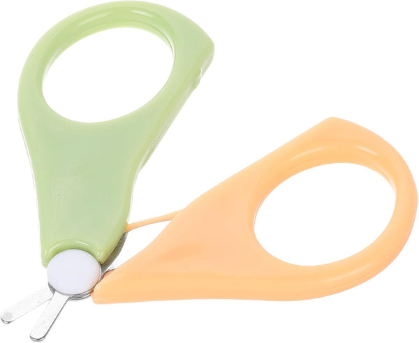 Nail Scissors with Rounded Tips and Stainless Steel Blades Nail Trimmer for