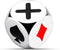 AMBREGRISSUN Trump Marker & Dice for Euchre Pinochle Playing Cards - Gifts for Family & Friends