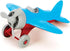 Green Toys Airplane - BPA, Phthalates Free, Blue Air Transport Toy for Introducing Aeronautical Knowledge, Improving