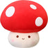 Yeqivo Cute Mushroom Plush Toy, Red 3D Soft Mushroom Plushie Hugging Pillow Gift