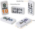 12 Set 91 9 Homwom Mexican Train Dominoes with Numbers Double Colored Numerical Dominoes Game Tiles with Trains