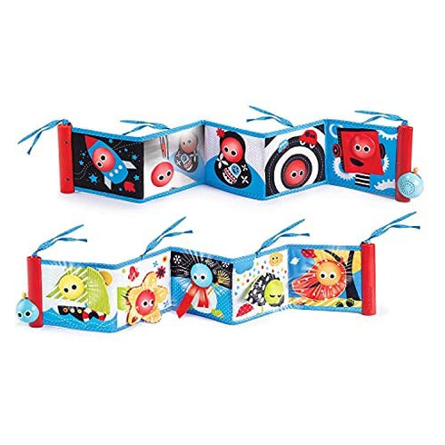 (0 12 Tummy-Time Yookidoo First Soft Cloth Baby Book - Lights and Music to Months). Essential Toy for Infant