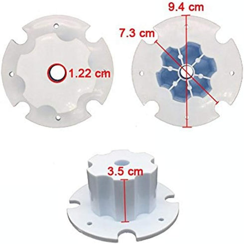 weelye 2 Pcs Electric Car Tire Adapter Connection Clip for Kids Ride-Ons Gearbox Motor and Wheels