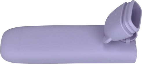 Toddler Utensil Silicone Storage Box - BPA-Free & Durable (Light Purple)
