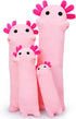 Sausudols 19.6 Long Axolotl Plush, Long Axolotl Body Pillow for Kids, Cute Axolotl Stuffed Animals for Girls, Soft