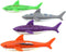 ZHFUYS Diving Pool Toy, Underwater Swimming Throwing Diving Torpedo Shark, 4 Pack