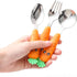 Travel Cutlery Set Baby, 3 PCS Toddler Utensils, Kids Spoon and Fork Self-Feeding, Stainless Steel Fun Baby Silverware