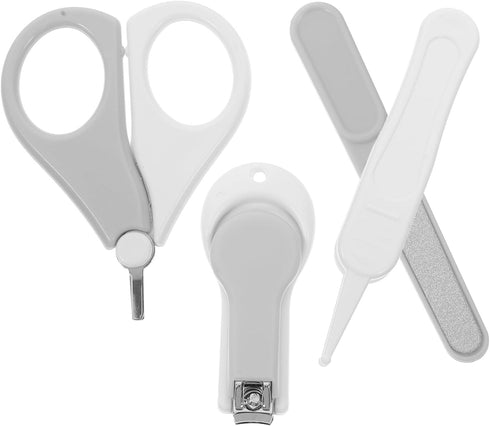 Totority Nail Clippers and File Kit for Newborns with Safety Guard, Tweezers,