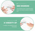 Trimmer Set Electric Nail and Polisher for Newborns, Soft Grinding Heads, Safe Non-Injury Design, Light Green Grooming