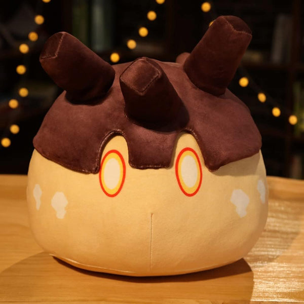 Children’s Plush Toy Pillow, Sofa Cushion, Stuffed Doll, RPG Fan Props (13.8" Rock)