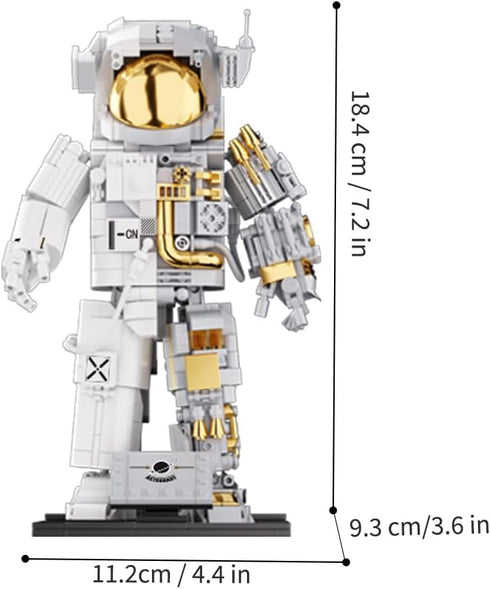 NETEHU 6-14 880 Sets Space Astronaut Building Block Toy, Ideal Gift for Year Old Children, Pieces Mini Bricks