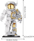 NETEHU 6-14 880 Sets Space Astronaut Building Block Toy, Ideal Gift for Year Old Children, Pieces Mini Bricks