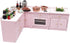 SXFSE Accessories,1:12 Set Dollhouse Decoration Dollhouse Miniature Furniture Wooden Kitchen Cabinet Freely Combined