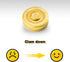 Alloy Metal Fidget Spinners Toy - Cool Sensory Handheld Finger Spinner for Stress Relief, Gold