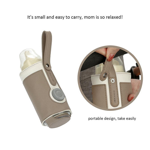 Cover,3 (4) Keenso Baby Bottle Keep Warm TemperaturePortable Baby Bottle Warmer with USB Power, for Home and on The