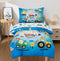 NTBED 4 Pieces Construction Truck Toddler Bedding Set for Baby Boys, Cartoon