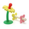 Baby Teether Toy Set, Hand Held Pacifier, Food-Grade Silicone, BPA-Free, Easy-Hold Handle,